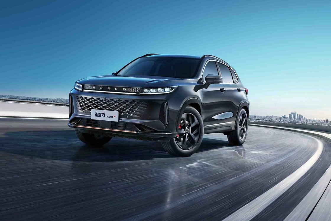 5 asientos Chery SUV de gasolina EXEED LX 140 Nm Torque 1.5L desplazamiento