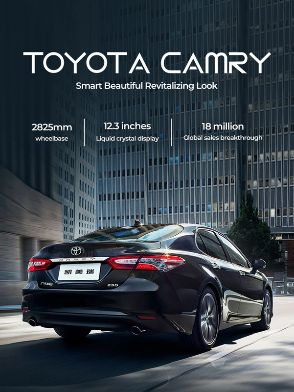 Auto híbrido Toyota Camry de lujo de tamaño medio