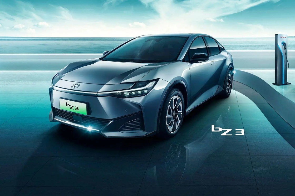 Toyota de tamaño medio Sedan eléctrico 517km Elite PRO Pure Electric Toyota Bz3 EV