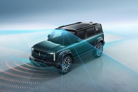 150 km/h Dirección izquierda Chery coche eléctrico iCAR 03 con experiencia de conducción cómoda