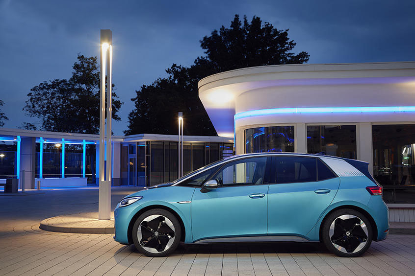 Tipo de carrocería de sedán Volkswagen Coche eléctrico Volante delantero El nuevo ID.3