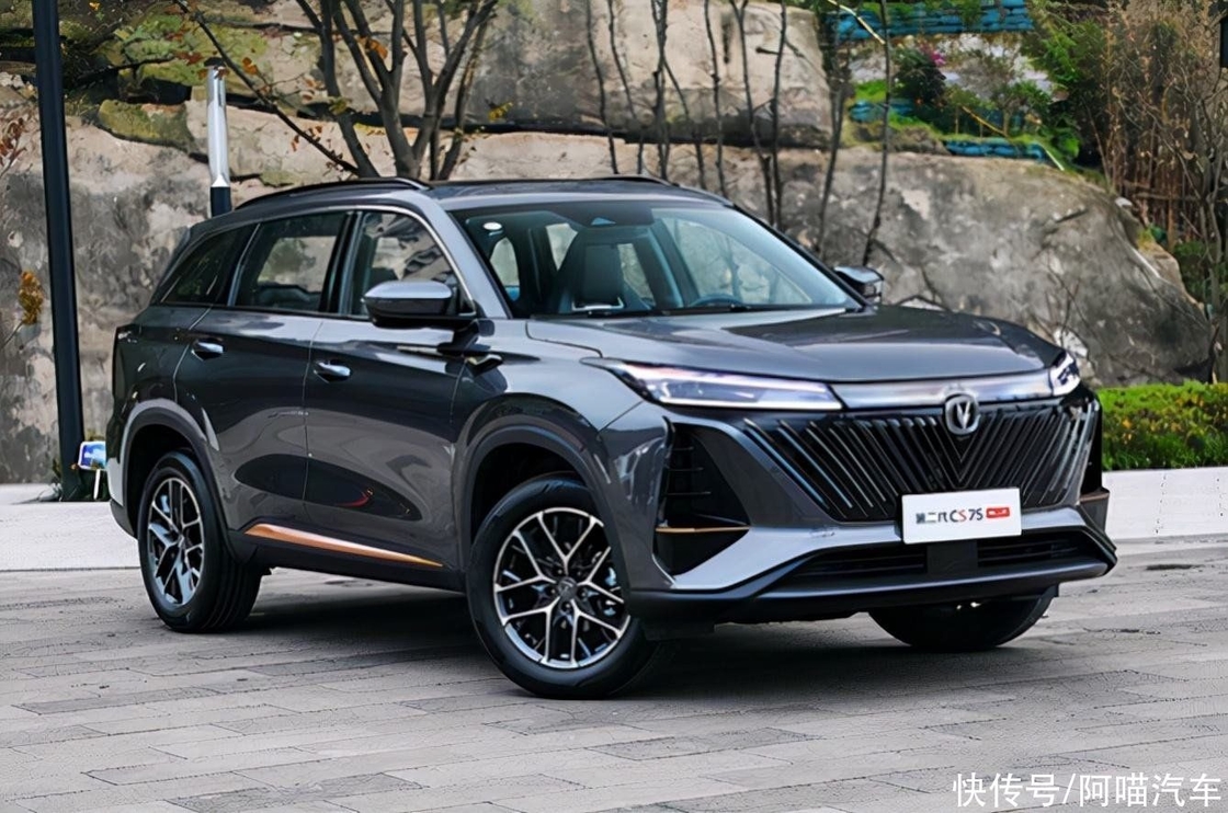 200 km/h Changan de tamaño medio Coche de gasolina gasolina Tipo de energía Changan CS75 Plus