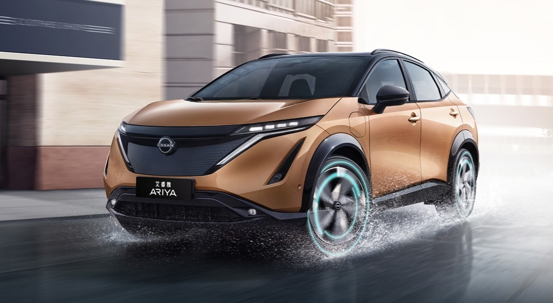 Nissan Ariya 4WD EV 2023 Nueva energía EV Coche eléctrico Automóvil Exportación en stock Vehículo eléctrico usado